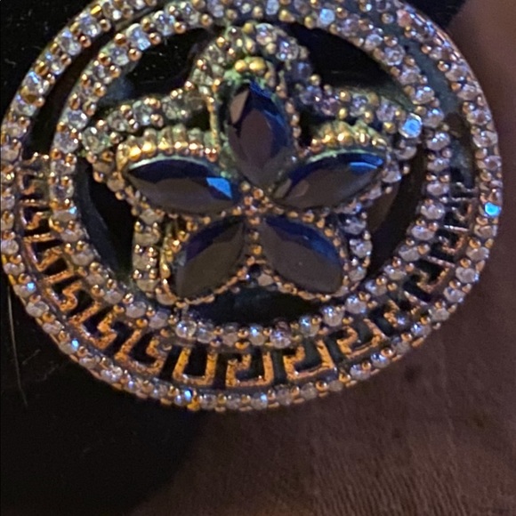 One of a kind Sterling and yellow gold natural gem stones - Picture 6 of 7